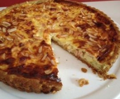 Chicken & Almond Quiche