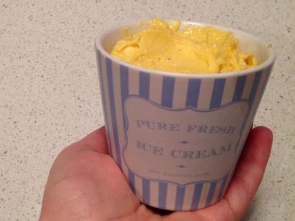 3 Ingredient Mango and Coconut Ice Cream