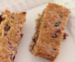 Cranberry Muesli Slice