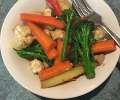 Chinese Stir Fried Vegetables in sauce