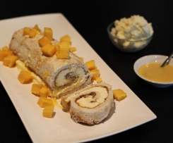 Mango Meringue Roll