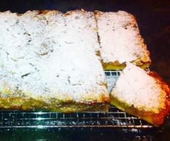 Feijoa, Pear and Ginger Short Cake