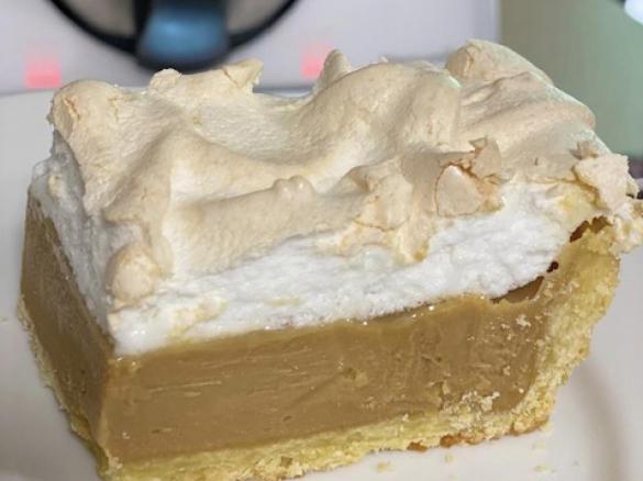Caramel Meringue Slice
