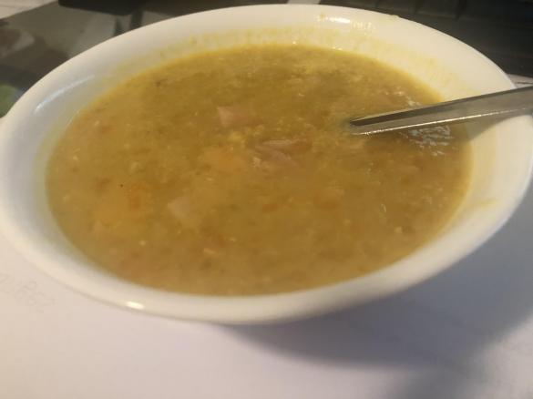 Bacon, Lentil and Vegetable Soup