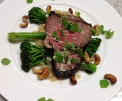 Beef, Broccolini & Quinoa salad