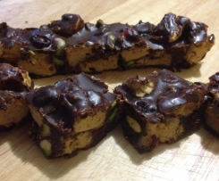 Pistachio and Cranberry Rocky Road (Gluten, Dairy and Refined Sugar Free)