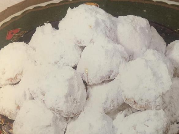 Joy's Kourabiethes (Greek shortbread biscuits)