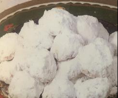 Joy's Kourabiethes (Greek shortbread biscuits)