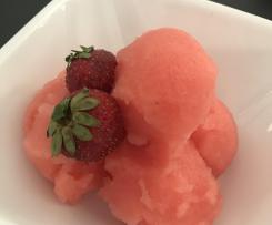 Watermelon starburst sorbet