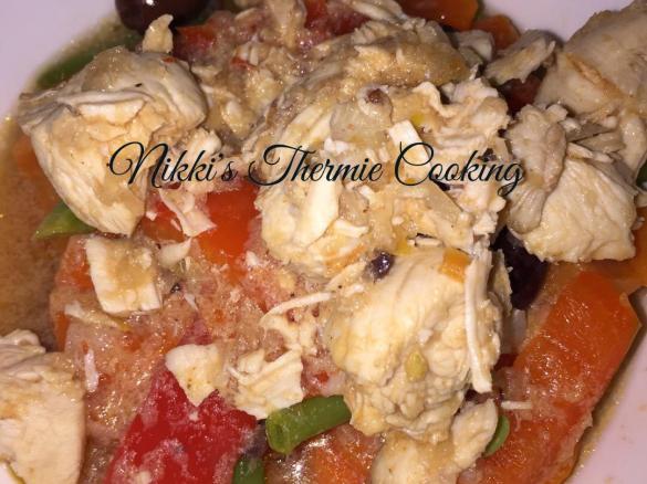 Chicken, Vegetables and Olives