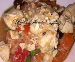 Chicken, Vegetables and Olives