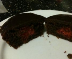 Cherry Ripe Cupcakes (Gluten Free)