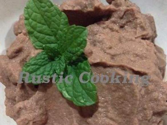 Healthy Chocolate Mint Sorbet