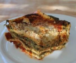 Cottage Cheese and Spinach Lasagne