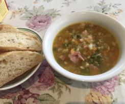Smoked hock-bone soup