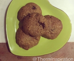 Easiest Almond Chocolate Chip Cookies GF DF - ThermInspiration 