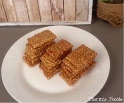 Simple Sesame Snaps (nut free, grain free, gluten free, refined sugar free, egg free, dairy free)