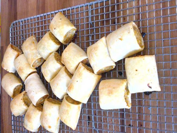 Chicken and Vegetable Sausage Rolls