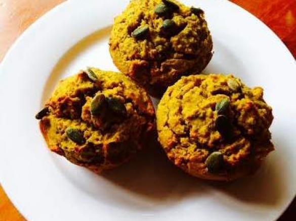 Pumpkin and Chia Muffins