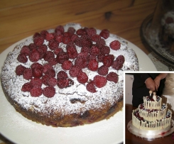 Raspberry and White Chocolate Cake