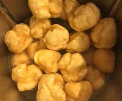 Golden Syrup Dumplings using Blade Cover