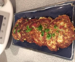 Zucchini and Bacon Fritters