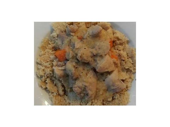 Chicken with mandarin and star anise