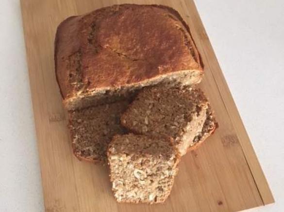 Wholemeal Spelt (Refined Sugar Free) Banana and Coconut Loaf