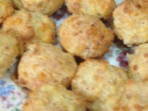 Mini Cheese And Bacon Muffins.