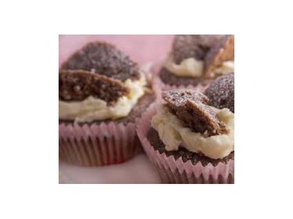 Chocolate Butterfly Cakes with Lemon Butter Icing