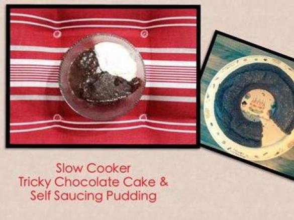 Tricky Chocolate Cake and Pudding