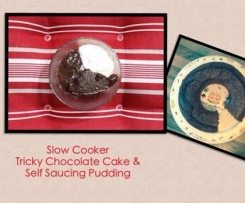 Tricky Chocolate Cake and Pudding