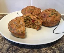 Sun-dried Tomato, Spinach and Feta Muffins