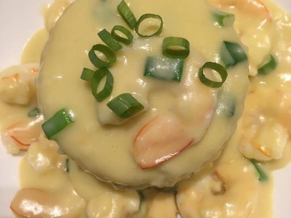 Variation Thick and Creamy Garlic Prawns