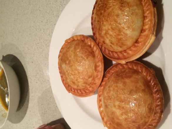 Chicken and corn pie