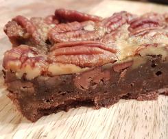 Choc Pecan Slice