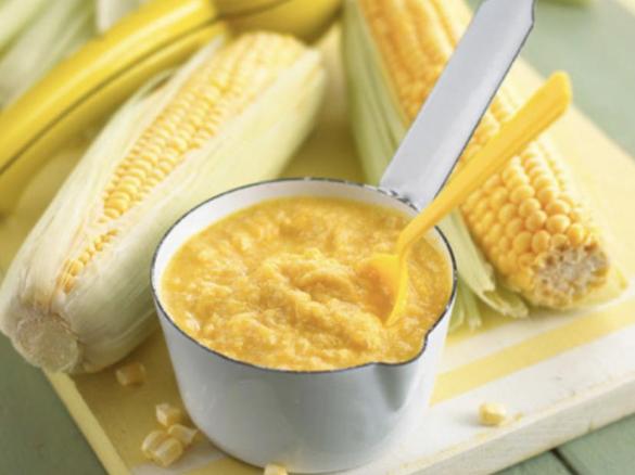 Chicken and Sweetcorn Puree - Annabel Karmel Recipe