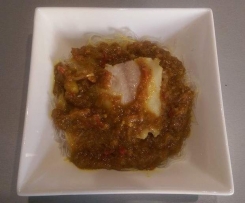 Balinese Bassa with Sambal Udang vermicelli