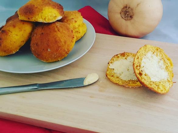 Pumpkin, Cheese & Bacon Scones