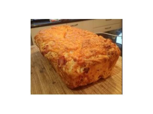 Cheese and bacon bread