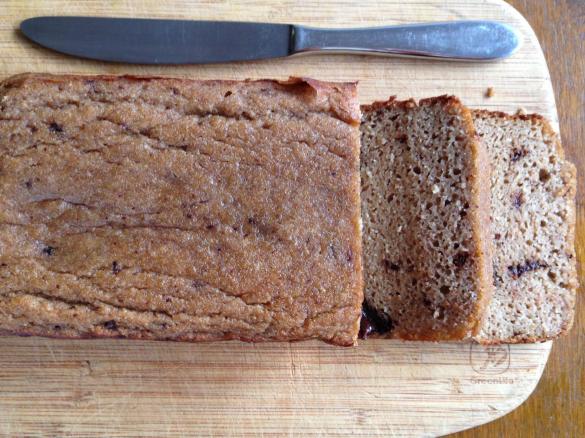 Dark Chocolate, Buckwheat and Pear Loaf