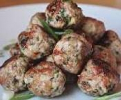 Asian Style Pork Meatballs