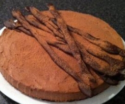 No Bake Chocolate Cheesecake