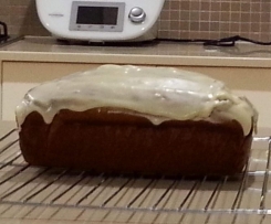 Orange yogurt grapeseed oil cake