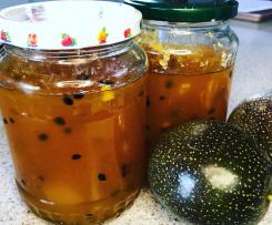 Passionfruit apple jam