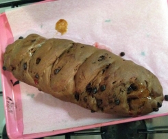 Strawberry and marshmallow filled Chocolate chip bread