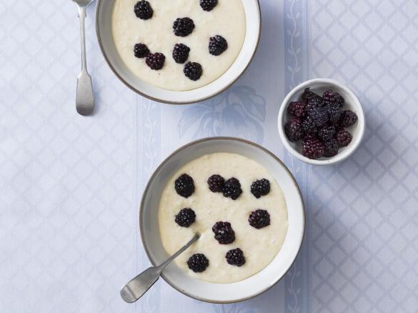 White Chocolate and Coconut Rice Pudding