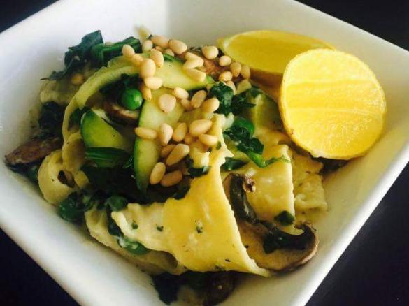 creamy butter bean pasta 