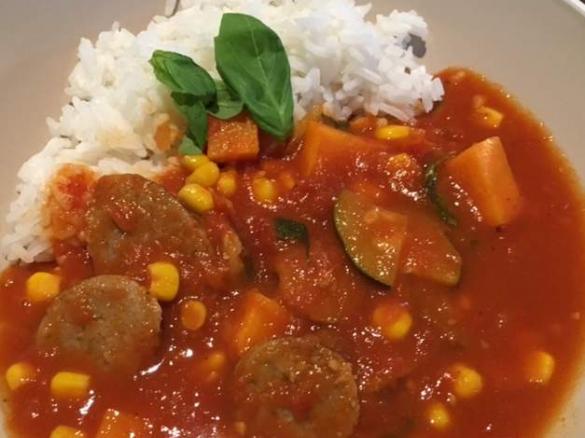 Leftover Sausage Casserole