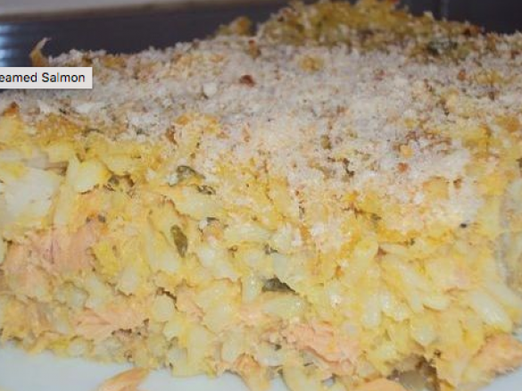 Creamed Salmon Loaf